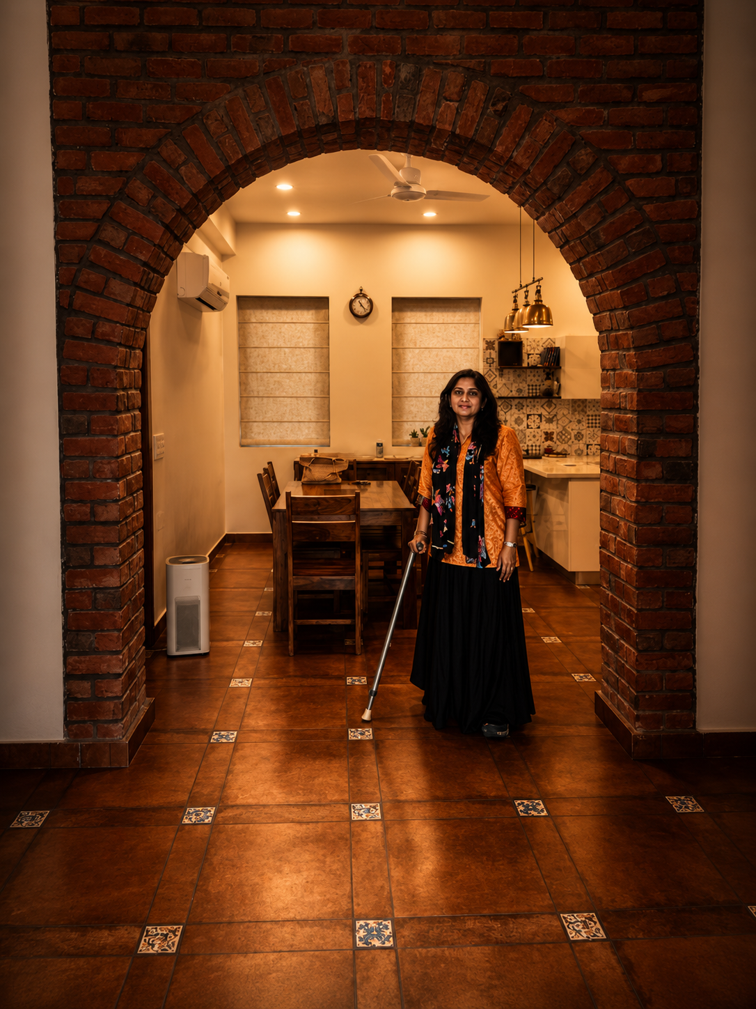 Anita Pal in her designed space