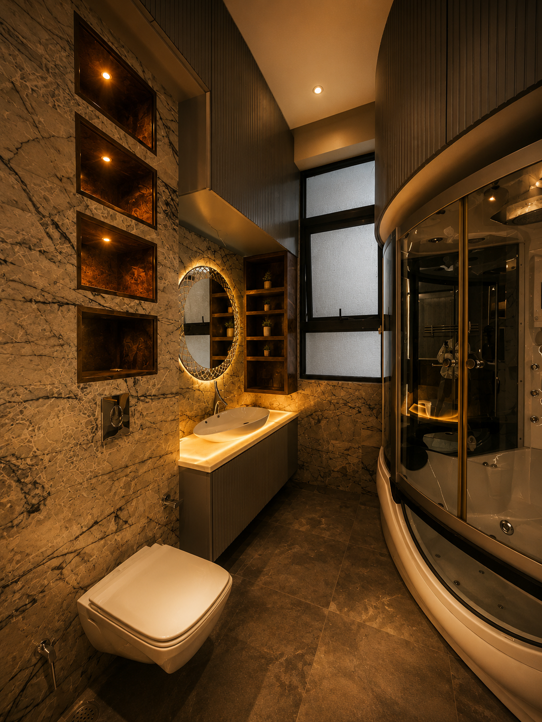 Luxury bathroom interior design Noida