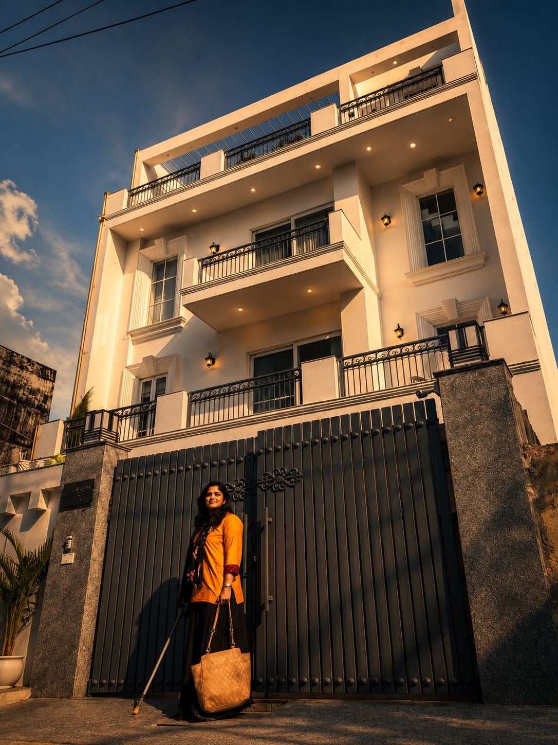 Residential villa designed by Anita Pal Associates Noida